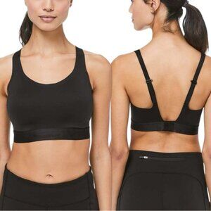 Lululemon Fine Form Bra 32C Black Convertible Racerback